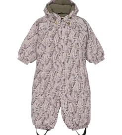 Flyverdragter-Mikk-Line Flyverdragt - AOP Floral - Cloud Gray