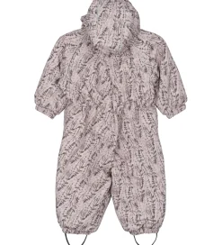 Flyverdragter-Mikk-Line Flyverdragt - AOP Floral - Cloud Gray