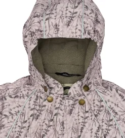 Flyverdragter-Mikk-Line Flyverdragt - AOP Floral - Cloud Gray