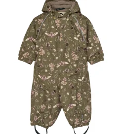 Mikk-Line Flyverdragter*Flyverdragt - Forest - Burnt Olive m. Print