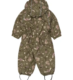 Mikk-Line Flyverdragter*Flyverdragt - Forest - Burnt Olive m. Print