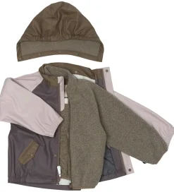 Mikk-Line Regntøj*Regntøj m. Fleece/Seler - PU - 3i1 - Sparrow