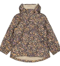 Regntøj-Mikk-Line Regntøj m. For - PU - Raisin m. Blomster
