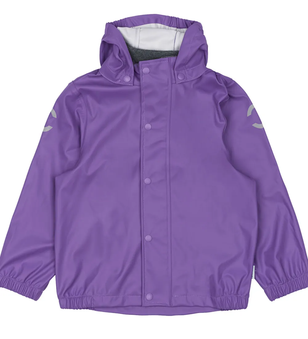 Mikk-Line Regntøj*Regntøj m. Seler - PU - Deep Lavender