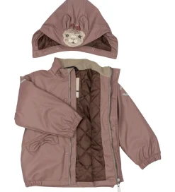 Mikk-Line Regntøj*Regntøj m. Termo/Seler - PU - Twilight Mauve m. Kanin