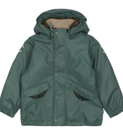 Regntøj-Mikk-Line Regntøj m. Termo/Seler - PU - Balsam Green m. Tyr