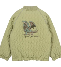 Mikk-Line Sommerjakker*Sommerjakke - Gray Green m. Drage