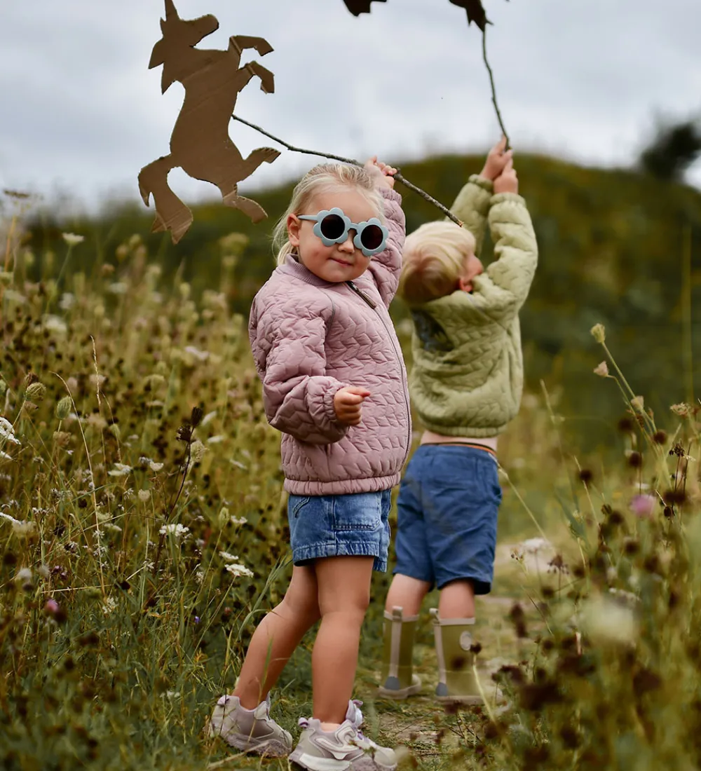 Sommerjakker-Mikk-Line Sommerjakke - Woodrose m. Enhjørning