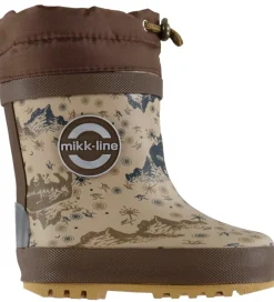 Termostøvler|Gummistøvler-Mikk-Line Termostøvler - Winter Wellies - Coriander