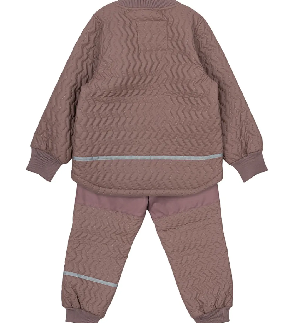 Termotøj-Mikk-Line Termotøj - Duvet - Coated - Twilight Mauve