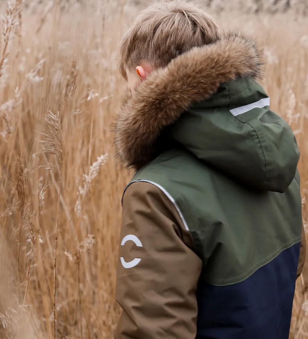 Mikk-Line Vinterjakker*Vinterjakke - Olive Night/Navy