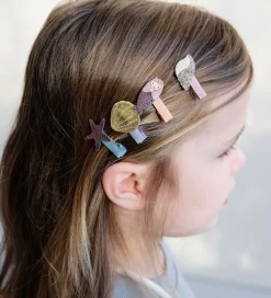 Mimi & Lula Hårspænder*Hårclips - 8-pak - 3 cm - Mermaid Sealife