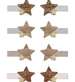 Hårspænder|Hårpynt-Mimi & Lula Hårclips - 8-pak - Mini Starry Shimmer