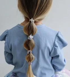 Mimi & Lula Hårpynt|Hårelastikker*Hårelastikker - 8-pak - Mini Unicorn Celeste