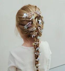 Mimi & Lula Hårpynt|Hårelastikker*Hårelastikker - 8-pak - Mini Unicorn Celeste