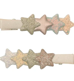 Hårspænder|Hårpynt-Mimi & Lula Hårklips - 2-pak - 5 cm - Layered Star Shimmer Encha