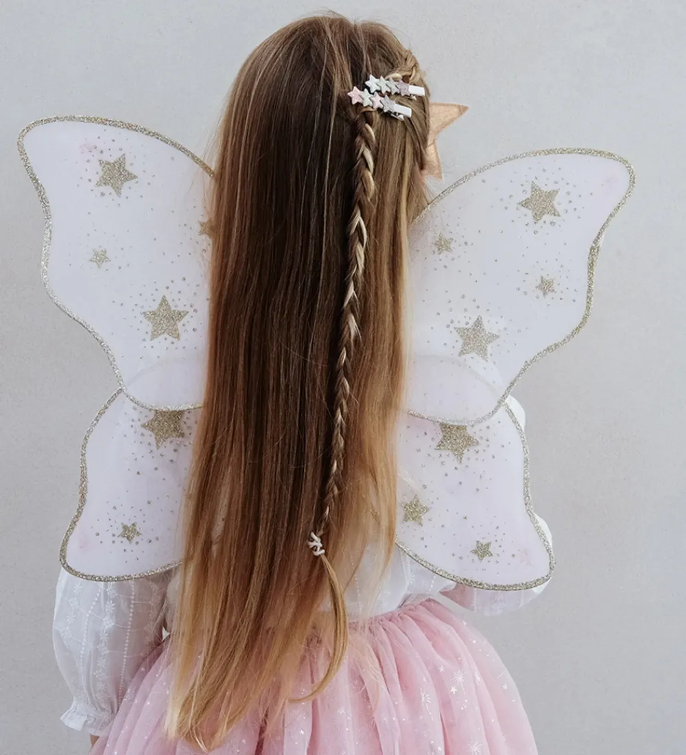 Hårspænder|Hårpynt-Mimi & Lula Hårklips - 2-pak - 5 cm - Layered Star Shimmer Encha