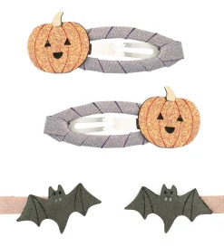 Halloween|Hårspænder-Mimi & Lula Hårpynt-sæt - Spænder/Klips - Pumpkin & Bat Hallowee