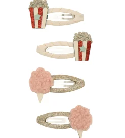 Hårspænder-Mimi & Lula Hårspænder - 4-pak - 5 cm - Popcorn Circus