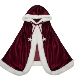 Mimi & Lula Udklædningstøj*Kappe - Mrs Claus - Rød m. Hvid