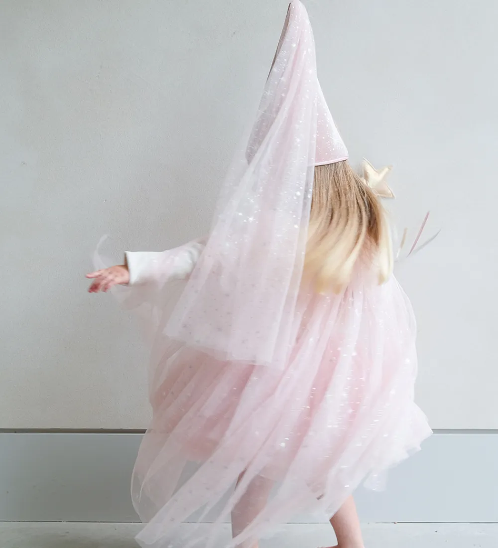 Udklædningstøj-Mimi & Lula Kappe - Tyl - Pink Shimmer Princess