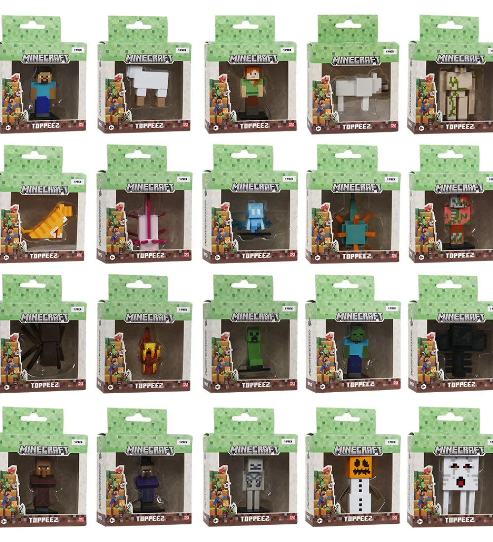 Figurer-Minecraft Figur - 3D - Assorteret