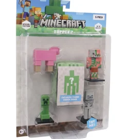 Minecraft Figurer*Legetøjsfigurer - 3D Special Edition - 5-pak
