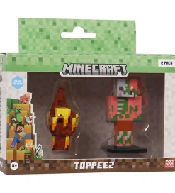 Figurer-Minecraft Legetøjsfigurer - 3D - 2-pak - Blaze/Zombified Piglin