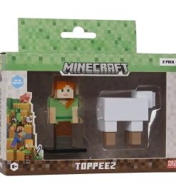 Figurer-Minecraft Legetøjsfigurer - 3D - 2-pak - Alex/Sheep