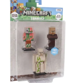 Minecraft Figurer*Legetøjsfigurer - 3D Special Edition - 3-pak