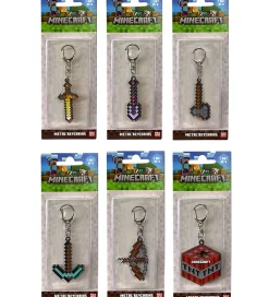 Nøgleringe-Minecraft Nøglering - Assorteret