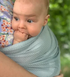 Sovetid|Bæreseler &Amp; Vikler-Mini Monkey Slynge - Mini Sling - Dusty Green