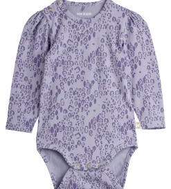 Mini Rodini Bodyer*Body l/æ - Leopard - AOP - Purple
