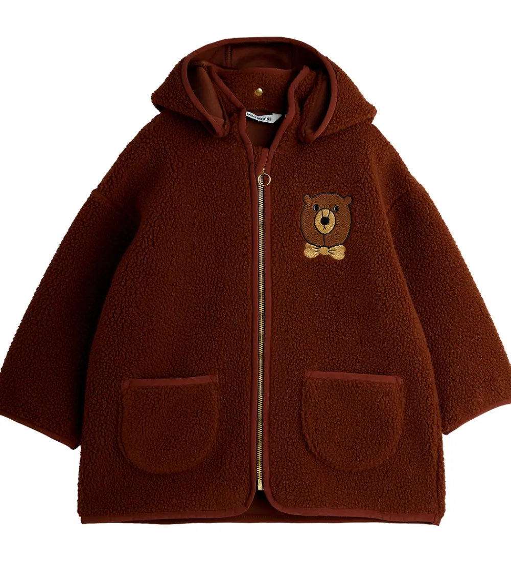Mini Rodini Fleece*Fleecejakke - Bear - Brun
