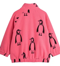 Fleece-Mini Rodini Fleecejakke - Penguin - Pink
