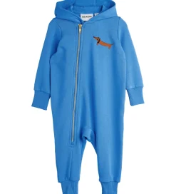 Mini Rodini Heldragter*Heldragt - Dog - Baby Onesie - Blå