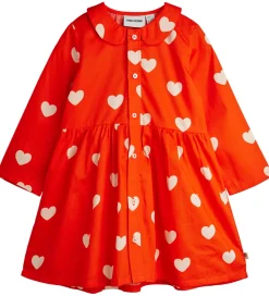Mini Rodini Kjoler*Kjole - Hearts - Rød