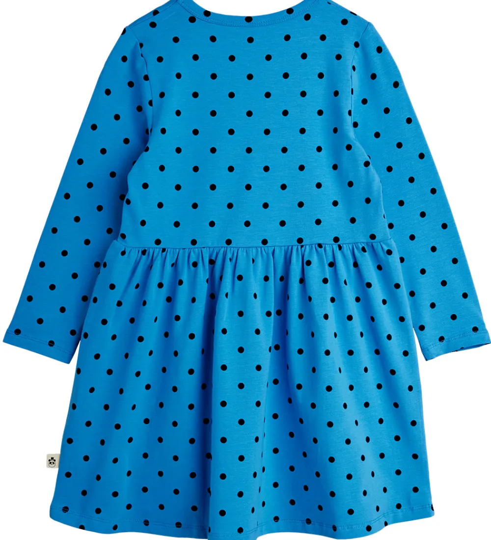 Kjoler-Mini Rodini Kjole - Polka Dots - Blå