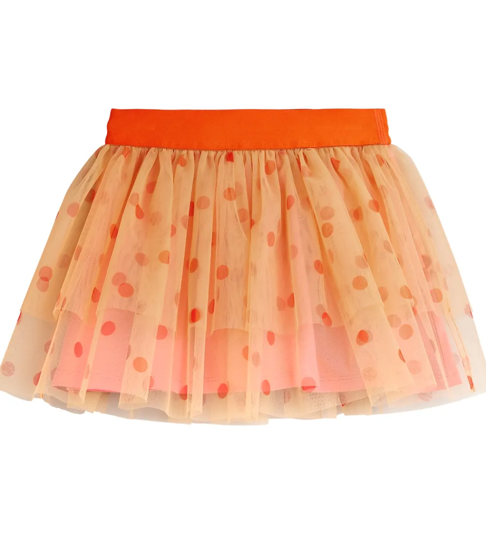 Mini Rodini Nederdele*Nederdel - Tyl - Pink m. Prikker