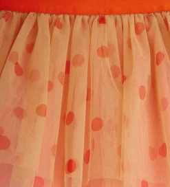 Mini Rodini Nederdele*Nederdel - Tyl - Pink m. Prikker