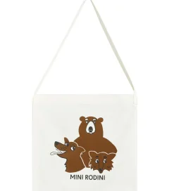 Mini Rodini Shoppers*Shopper - Camp Rodini - Offwhite m. Vilde dyr