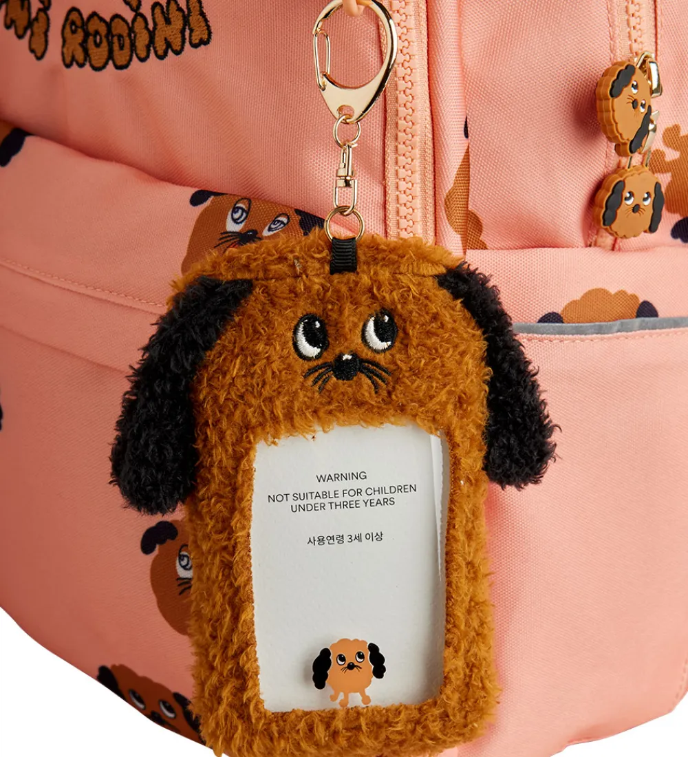 Skoletasker|Skole-Mini Rodini Skoletaske - Doggies - Pink