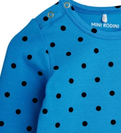 Mini Rodini Leggings|Bodyer*Sæt - Leggings/Body l/æ - Polka Dots - Blå