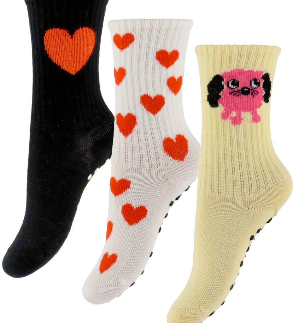 Strømper-Mini Rodini Strømper - 3-pak - Doggie - Multi