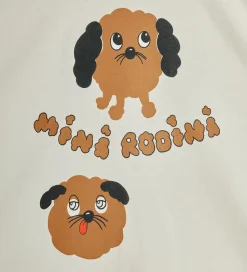 T-Shirts-Mini Rodini T-shirt - Doggies - Offwhite