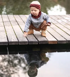 Striktrøjer-Minimalisma Cardigan - Inka - Uld- Gråmeleret