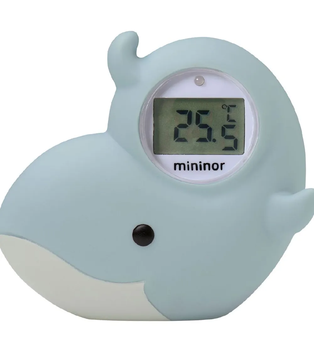 Termometer-Mininor Badetermometer - Hval - Blå