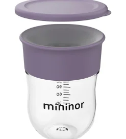 Mininor Kop Og Tudekop*Træningskop m. Låg - Training - 220 ml - Syren