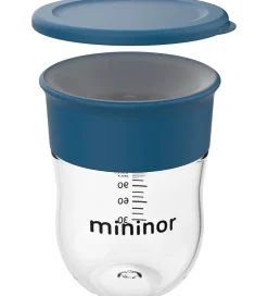 Mininor Kop Og Tudekop*Træningskop m. Låg - Training - 220 ml - Blåhval