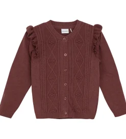 Minymo Striktrøjer*Cardigan - Strik - Rose Brown